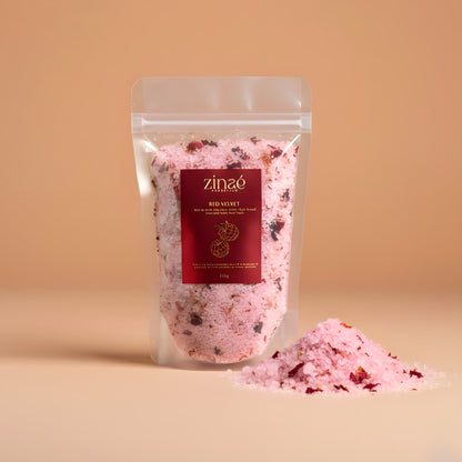 Soin Impérial Red Velvet : Pureté d'Himalaya et Extraits de Plantes