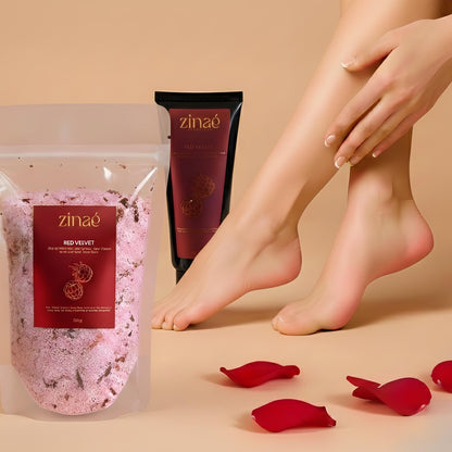 Coffret Trio Red Velvet | Éclat & Douceur