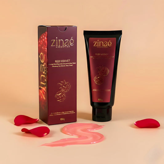 Blushing Red Velvet : Douceur et Teinte Rosée sans Rinçage